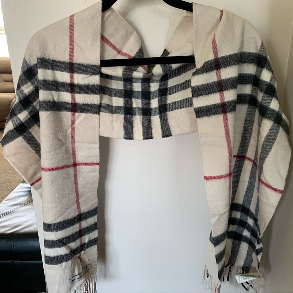 Gently used Burberry scarf